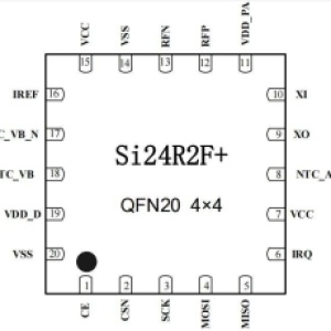 SI24R2F+ 2.4G无线发射芯片，动物耳标测温识别标签方案